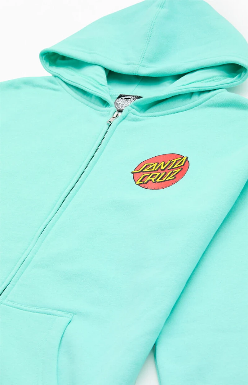 Santa Cruz Kids Mint Classic Dot Full Zip Hoodie