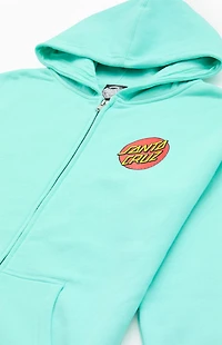 Santa Cruz Kids Mint Classic Dot Full Zip Hoodie