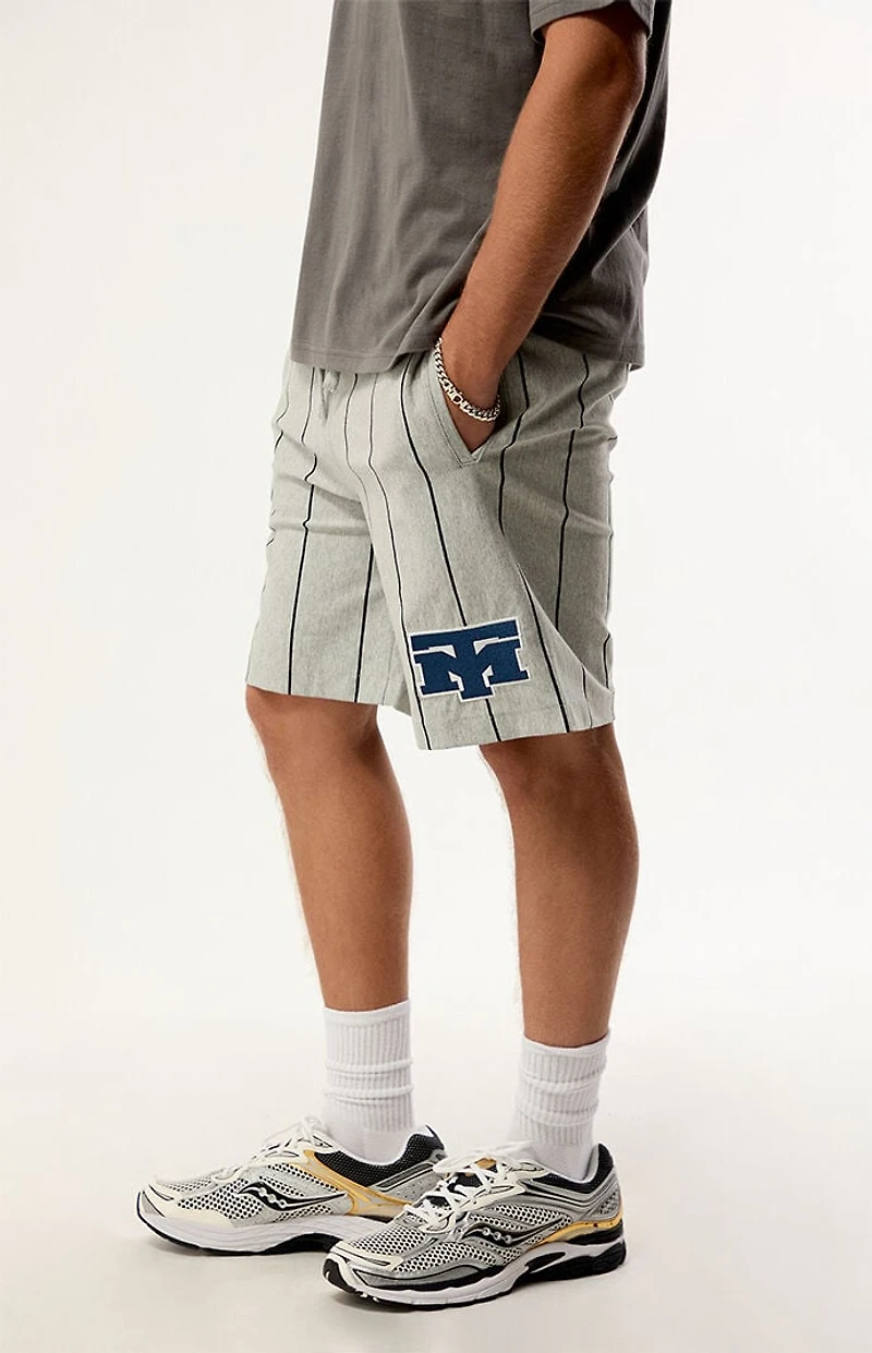 Tyson Pinstripe Fleece Sweat Shorts