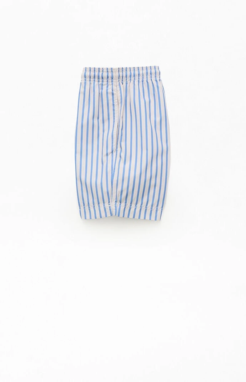 Pacsun Dolphin Striped 4.5" Swim Trunks