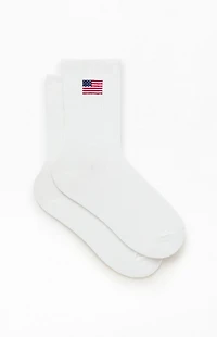 John Galt American Flag Crew Socks