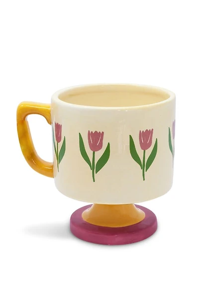 ban.do Tulips Short Ceramic Mug