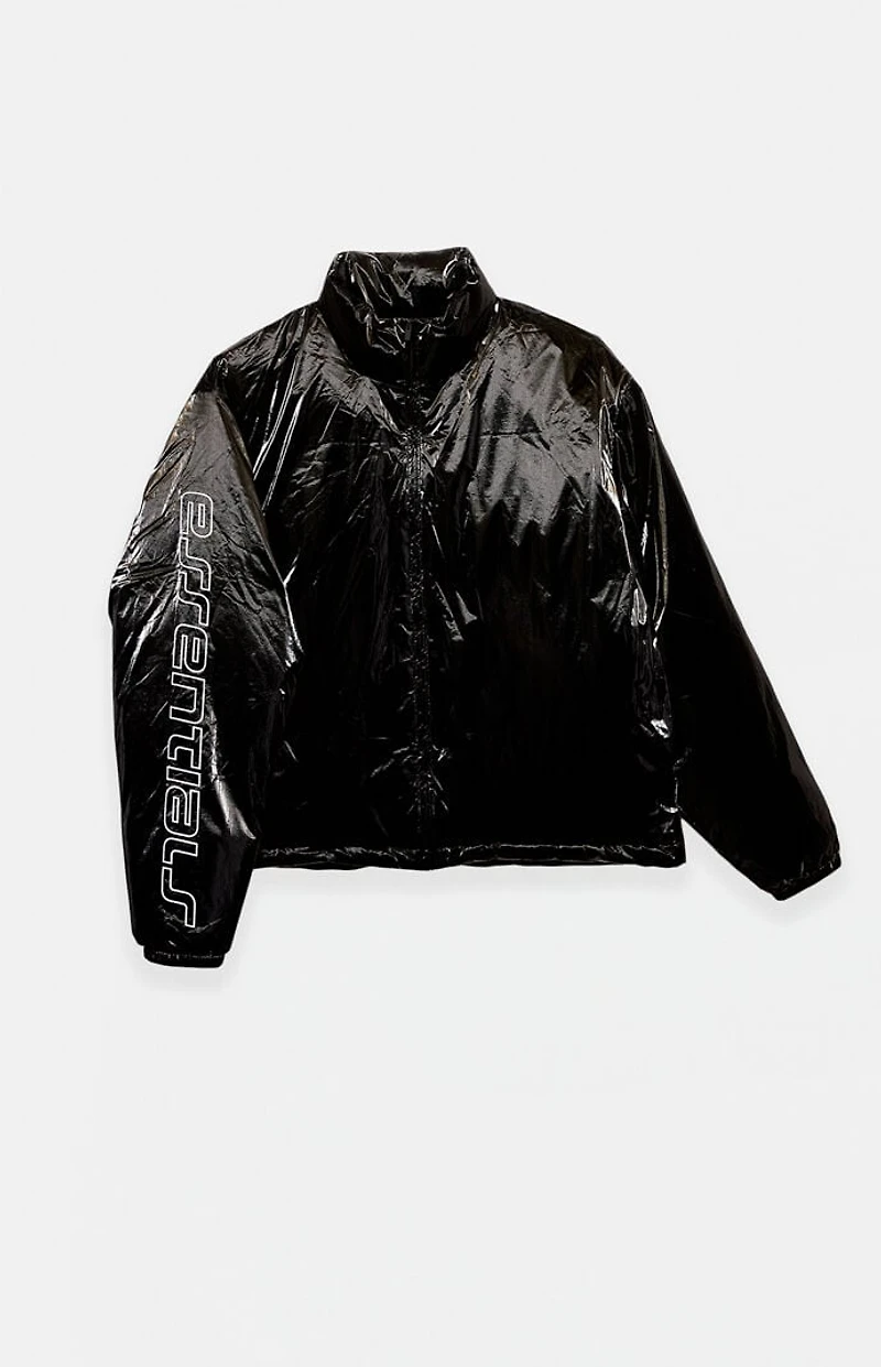 Fear of God ESSENTIALS Metallic Black Puffer Jacket