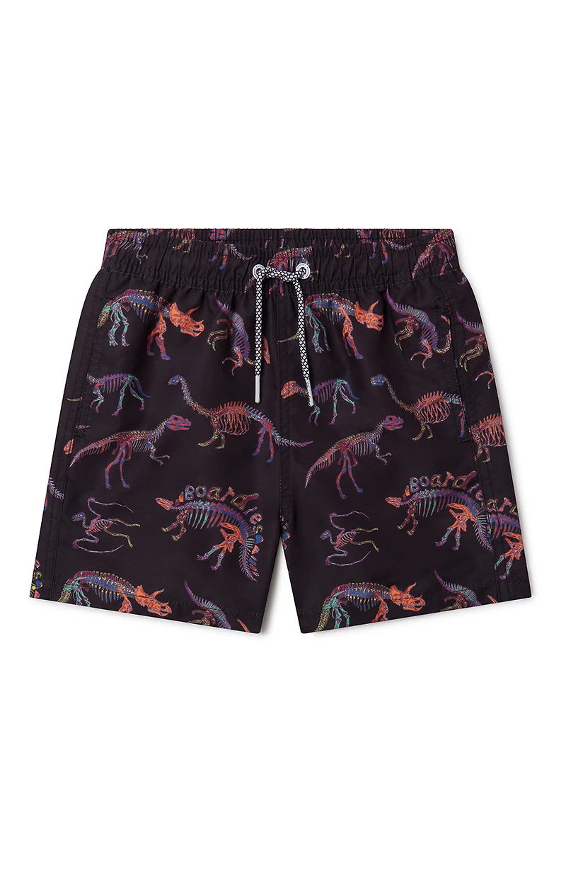 Boardies Kids Dino Bones 5.5" Swim Trunks