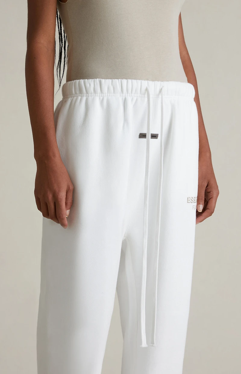 Fear of God ESSENTIALS Women's Cloud White Relaxed Sweatpants