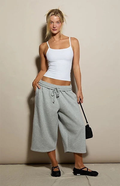 Pacsun Ultra Soft Fleece Cropped Sweat Shorts