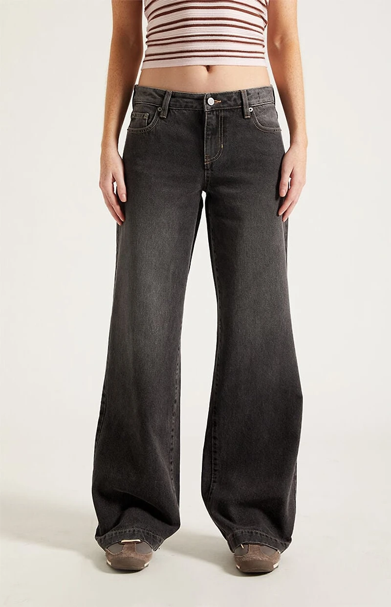 Pacsun Casey Low Rise Baggy Jeans Black