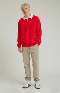 Pacsun Cream Fleece Sweatpants