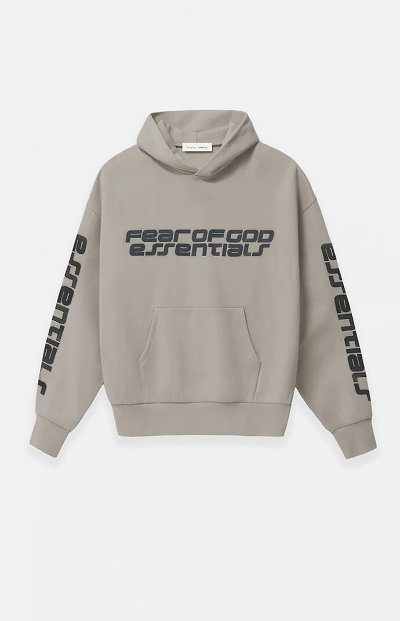 Fear of God ESSENTIALS Smoke Grey '90s Fleece Hoodie