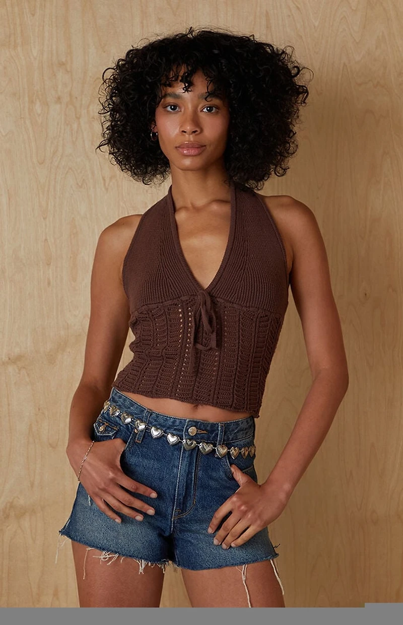 Your Favorite Kelli Knit Halter Top