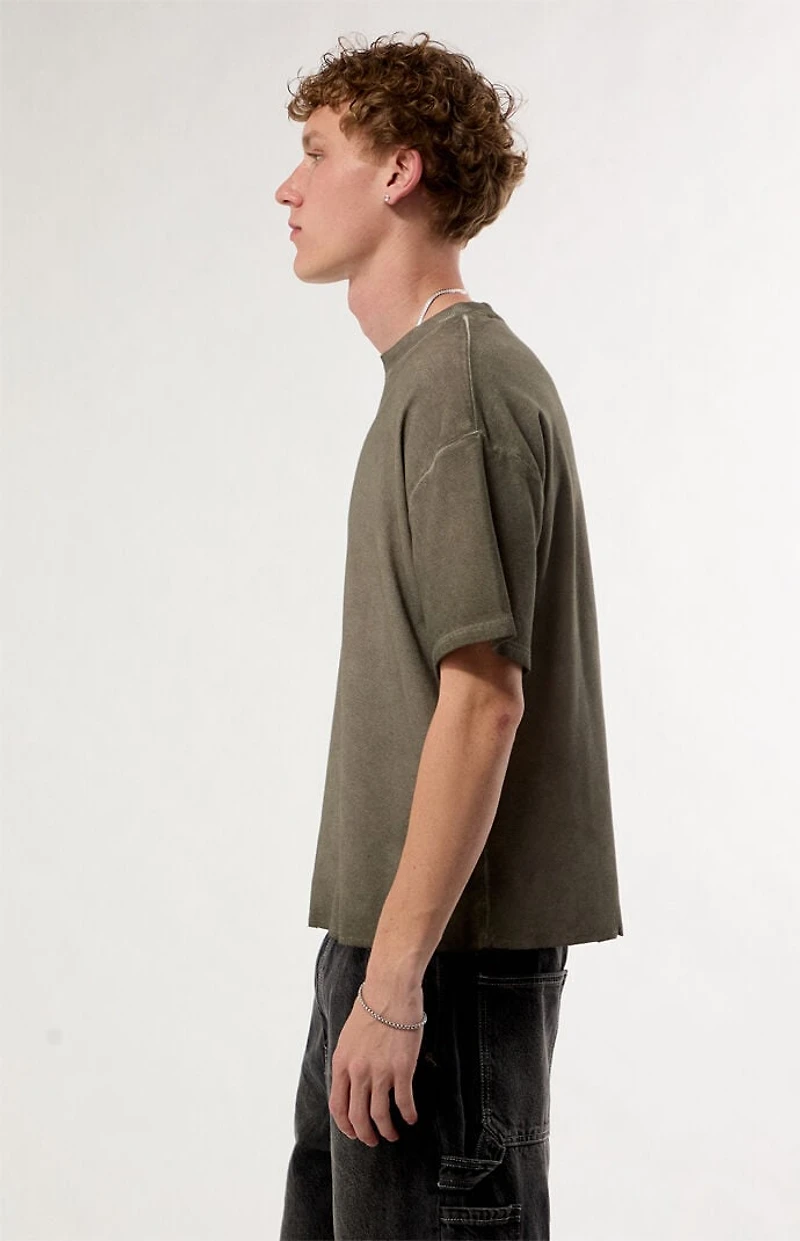 Pacsun Oil Dye Waffle Knit T-Shirt