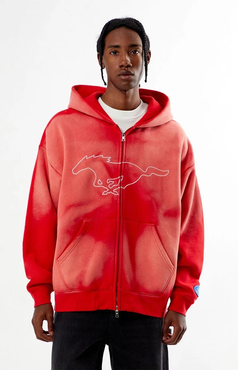 FORD Bronco Outline Full Zip Hoodie