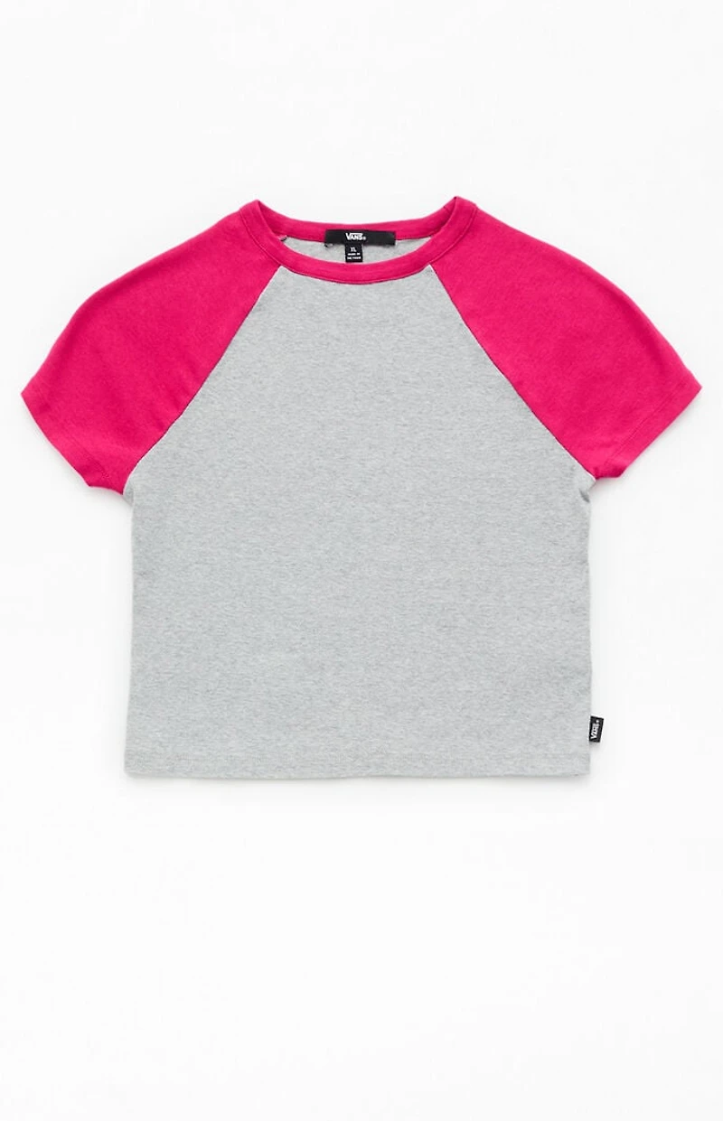 Vans Kids Heather Grey Clare Raglan T-Shirt