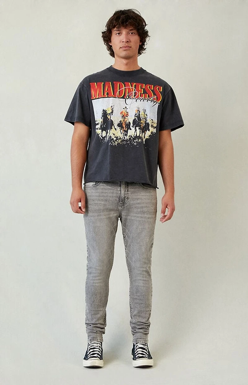 Pacsun Bryce Stacked Skinny Jeans Stretch Gray