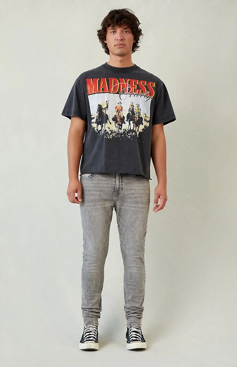 Pacsun Bryce Stacked Skinny Jeans Stretch Gray