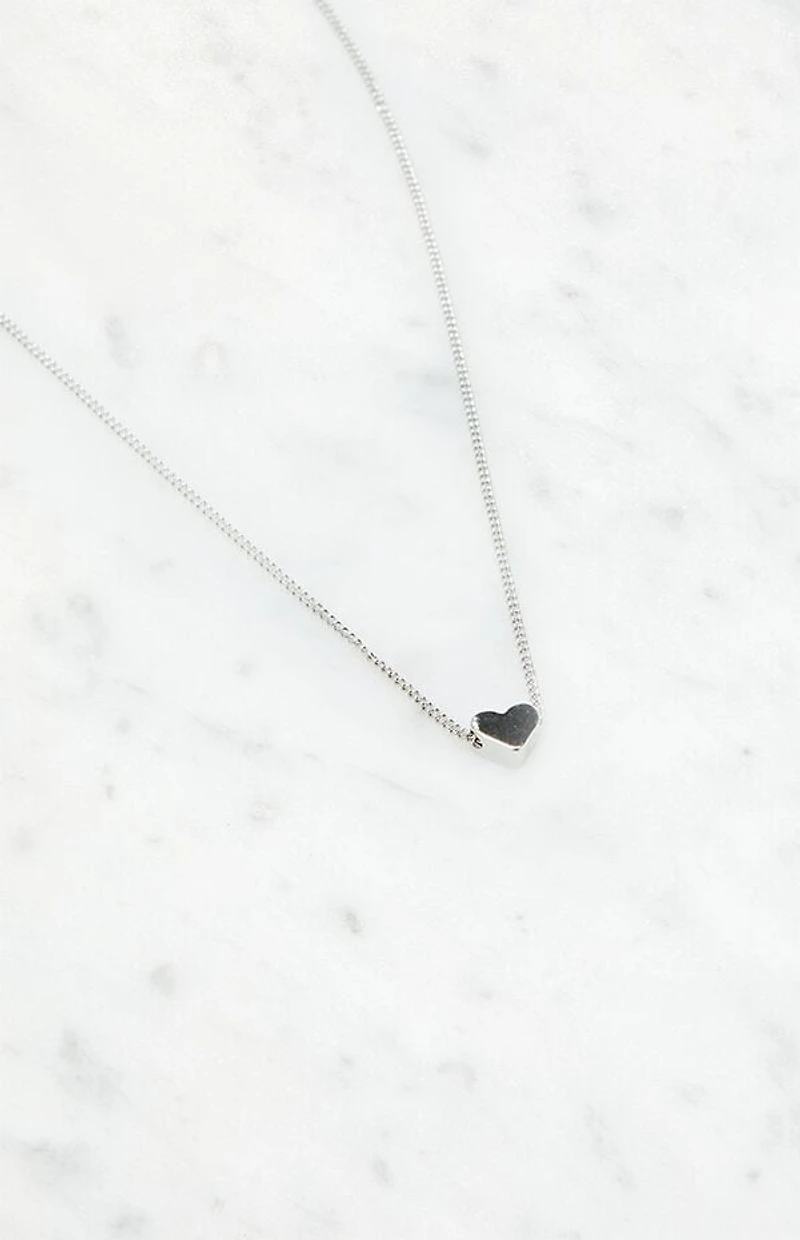 John Galt Silver Heart Choker