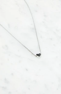 John Galt Silver Heart Choker