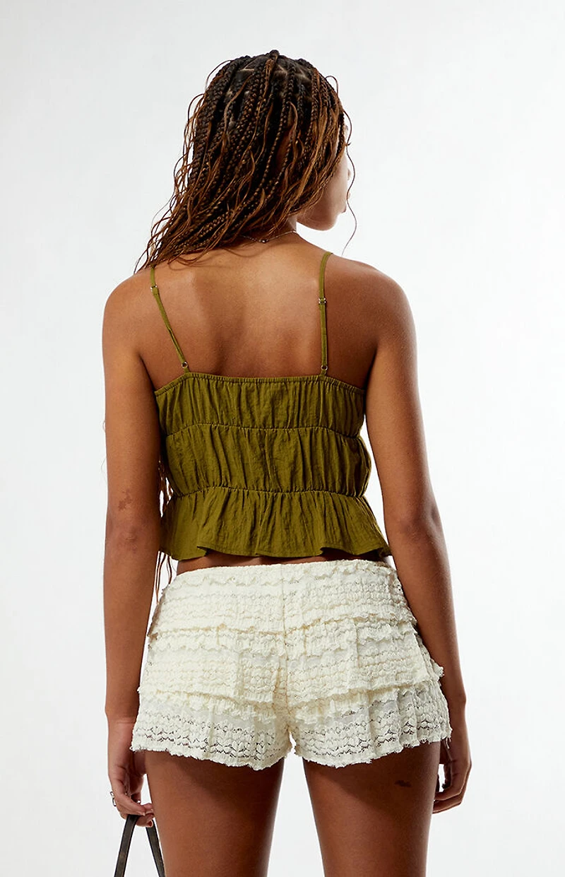 Your Favorite Tiered Lace Shorts