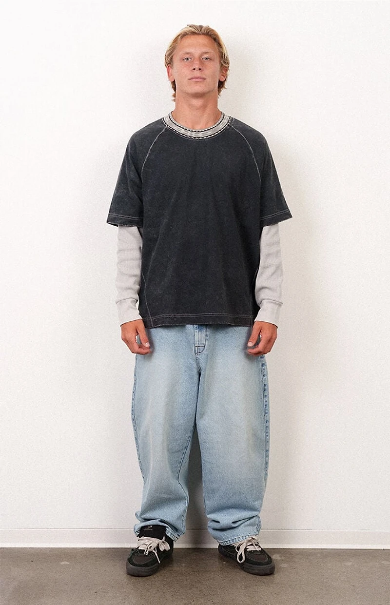 LOST Black Buster 2fer Long Sleeve T-Shirt