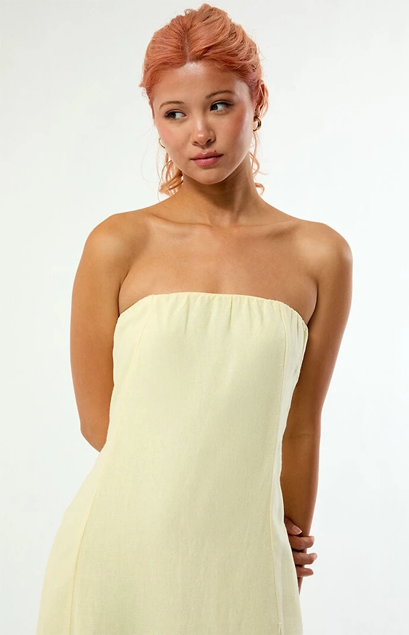 WEWOREWHAT A-Line Strapless Maxi Dress