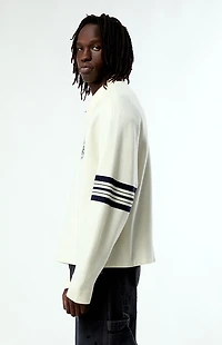 Pacsun Varsity Stripe Half Zip Sweater