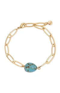 Ettika 3 Pack Turquoise Nugget Bracelets