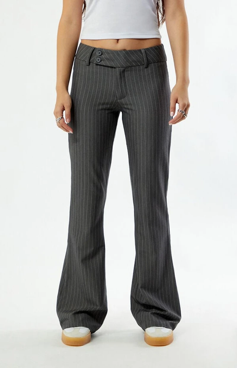 Your Favorite Office Siren Pinstripe Flare Pants