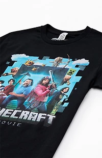 Kids Minecraft Movie Poster T-Shirt