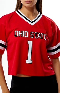 HYPE & VICE Ohio State Cropped Football Jersey