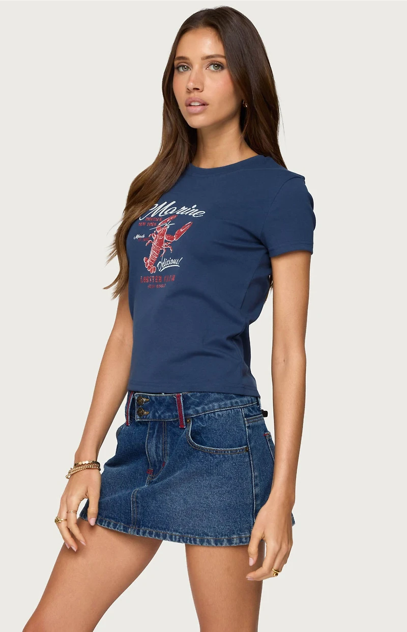 Edikted Lobster Club T-Shirt