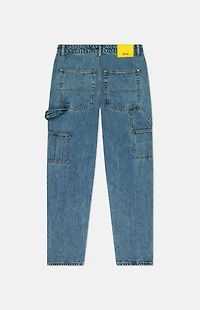 WeSC Medium Blue Denim Carpenter Pants