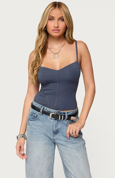 Edikted Katanya Lace Up Top