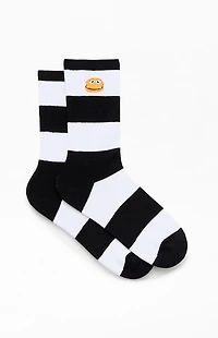 McDonaldland Striped Hamburglar Crew Socks