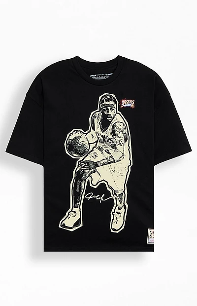 Mitchell & Ness Allen Iverson 76ers Blockbuster T-Shirt