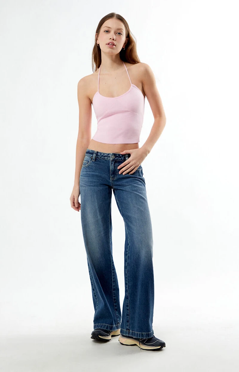 LA Hearts Halter Sweater Tank Top