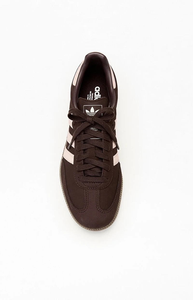 adidas Brown & Pink Samba OG Shoes