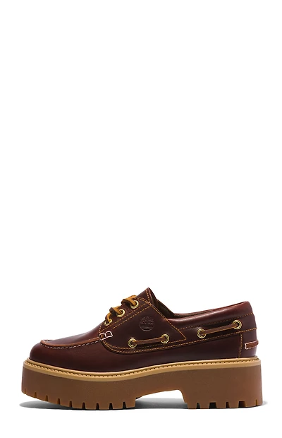 Timberland Women's Rootbeer Stone Street Boat Shoes