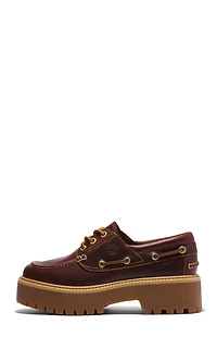 Timberland Women's Rootbeer Stone Street Boat Shoes