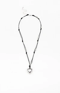 Pacsun Anna Heart Pendant Necklace