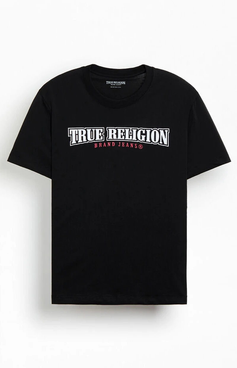 True Religion Flocked World Tour T-Shirt