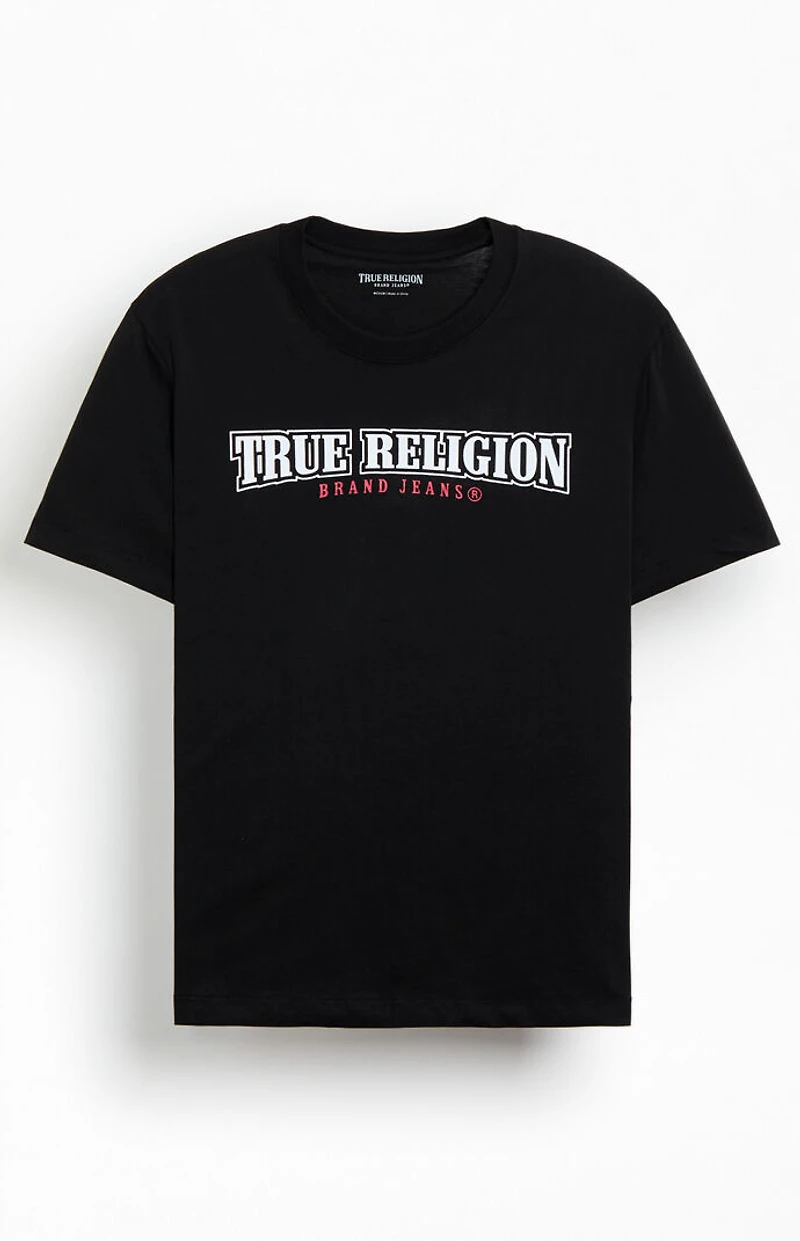 True Religion Flocked World Tour T-Shirt