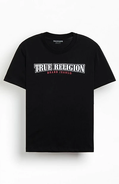 True Religion Flocked World Tour T-Shirt