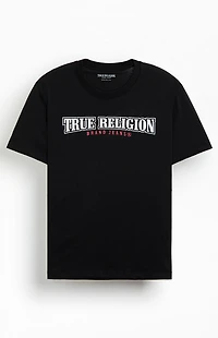 True Religion Flocked World Tour T-Shirt