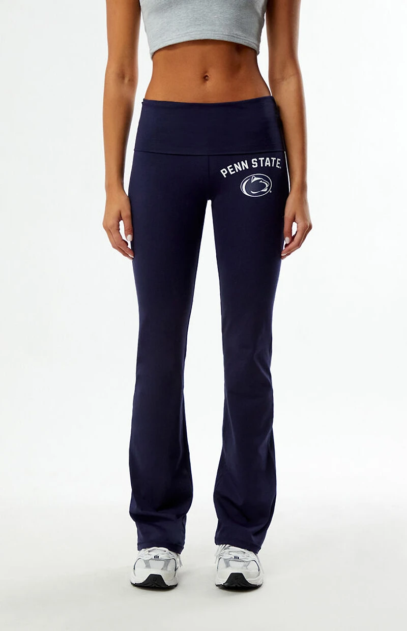 HYPE & VICE Penn State Nittany Lions Fold-Over Yoga Pants