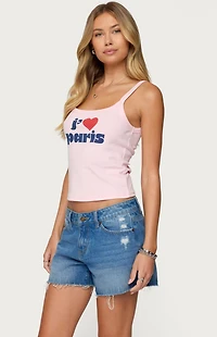 Edikted Love Paris Tank Top