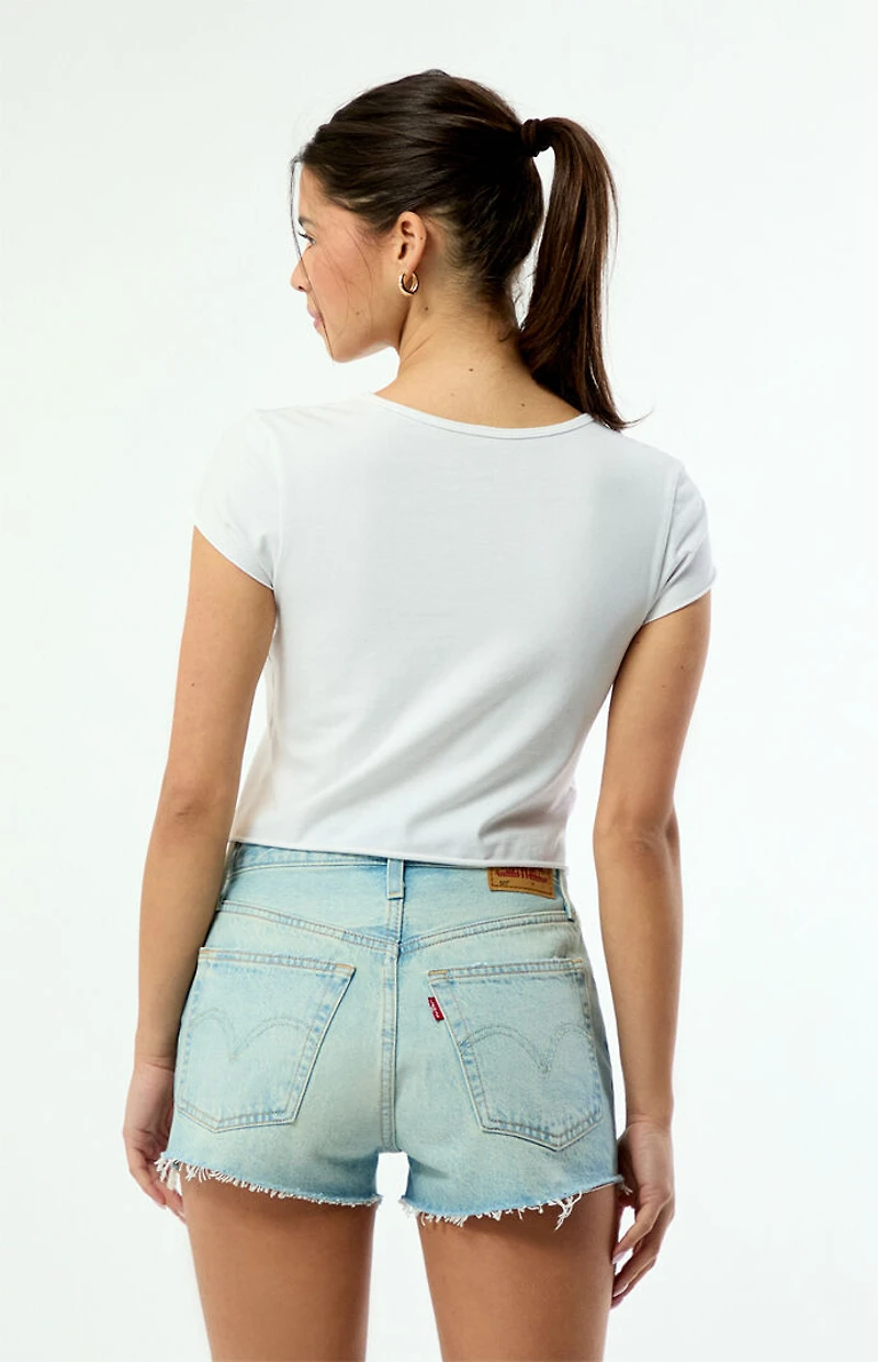 Levi's 501 OG Extended Vacation High Waisted Denim Shorts