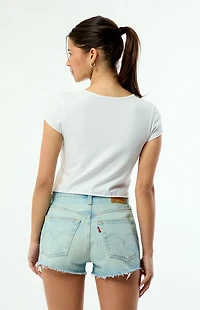 Levi's 501 OG Extended Vacation High Waisted Denim Shorts