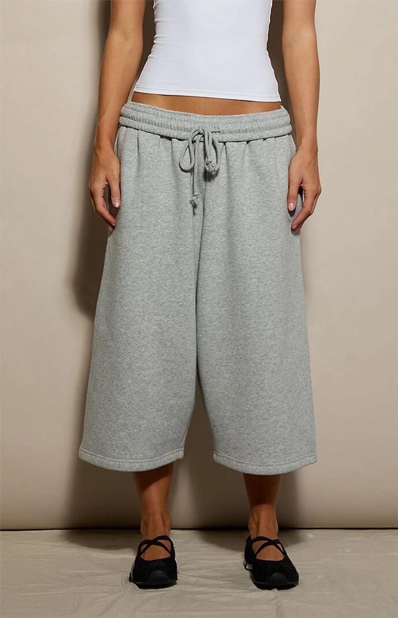 Pacsun Ultra Soft Fleece Cropped Sweat Shorts