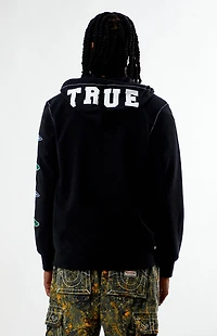 True Religion Reverse Terry Zip Up Hoodie