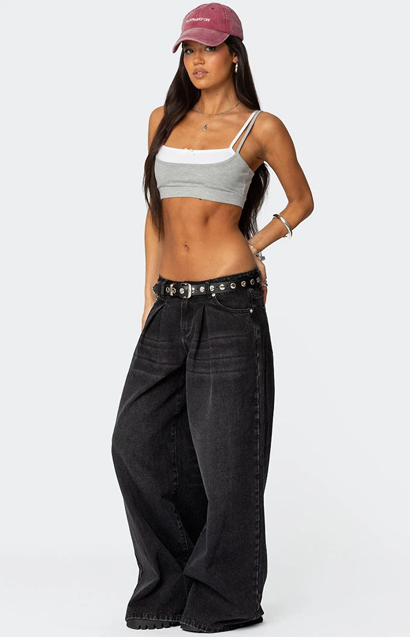 Edikted Gracie Layered Bra Top